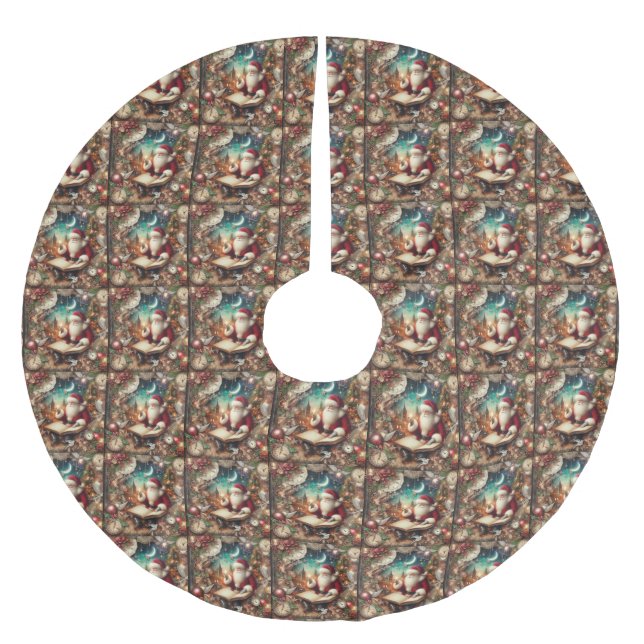 Vintage Santa Tree Skirt (Front)