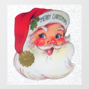 Vintage Santa Window Cling