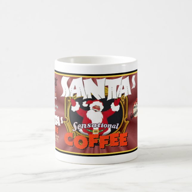 VINTAGE 'SANTA'S' BRAND COFFEE  COFFEE MUG (Center)