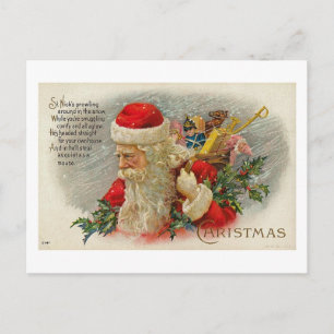 Vintage Sants Christmas St. Nick Card