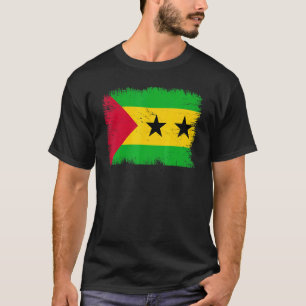 Vintage Sao Tome and Principe Flag São Toméan T-Shirt