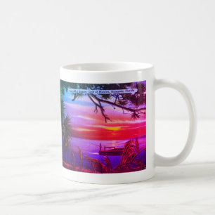 Vintage Sarasota, FL Beach Sunset - Gulf of Mexico Coffee Mug