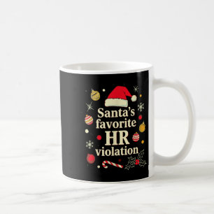 Vintage Sarcastic Retro Hr Violation Christmas Off Coffee Mug