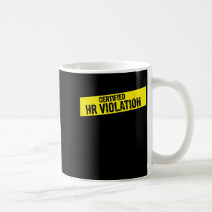 Vintage Sarcastic Retro Hr Violation Christmas Off Coffee Mug