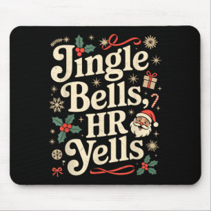 Vintage Sarcastic Retro Hr Violation Christmas Off Mouse Mat