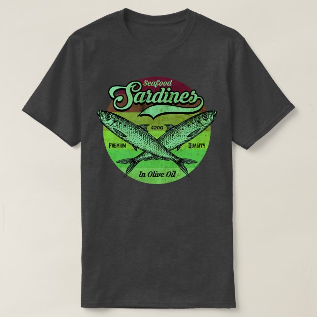 Vintage Sardines T-Shirt (Design Front)