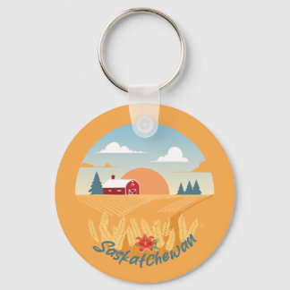 Vintage Saskatchewan Key Ring