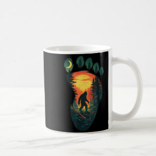 Vintage Sasquatch Big Foot Print Clic Bigfoot Coffee Mug