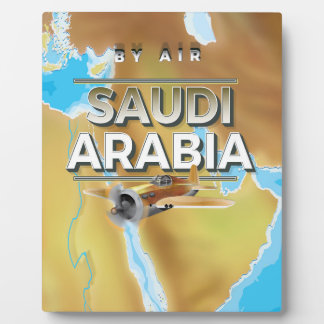 Vintage Saudi Arabia Travel Poster Plaque