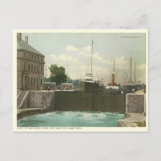 Vintage Sault Ste Marie Postcard