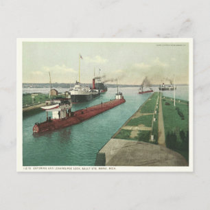 Vintage Sault Ste. Marie Postcard