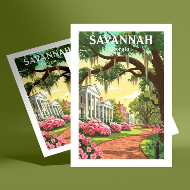 Vintage Savannah Georgia Postcard (Creator Uploaded)