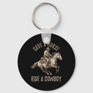 Vintage Save A Horse12 Key Ring