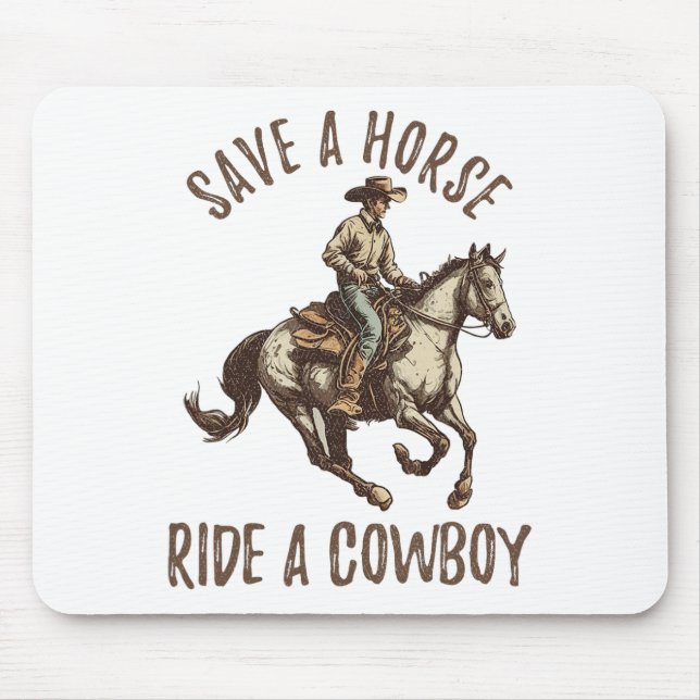 Vintage Save A Horse5  Mouse Mat (Front)