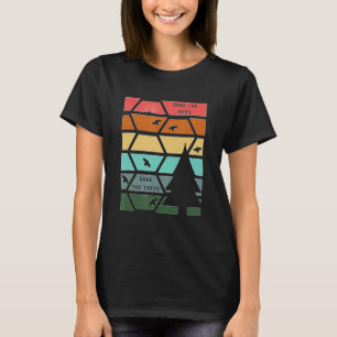 Vintage Save the bees Save the trees T-Shirt