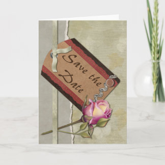 Vintage Save the Date Announcement