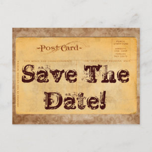 Vintage Save The Date! Invitation
