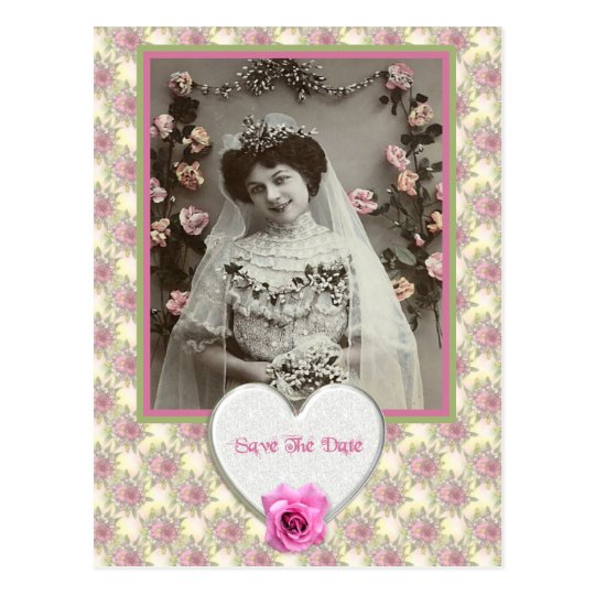 Vintage Save the Date Postcard