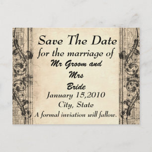 Vintage Save the Day PostCard