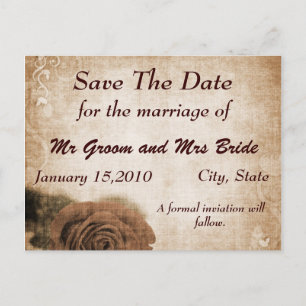 Vintage Save the Day Postcard