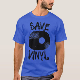 Vintage Save Vinyl Records Music Lovers T-Shirt