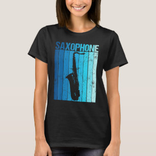 Vintage Saxophone Jazz Music Saxophonist T-Shirt