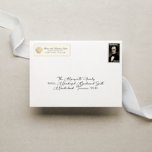 Vintage Scallop Single Seashell Wedding