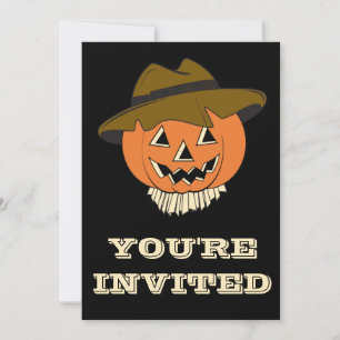Vintage Scarecrow Invitation