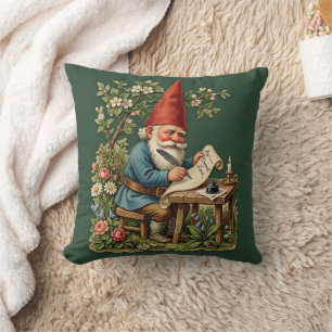 Vintage Scarp Picture - GARDEN GNOMES 20 Cushion