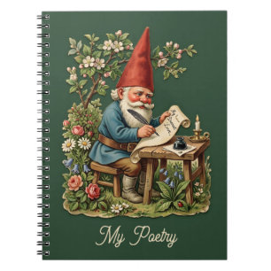 Vintage Scarp Picture - GARDEN GNOMES 20 Notebook