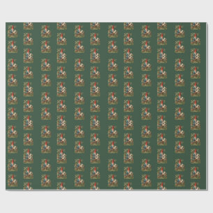Vintage Scarp Picture - GARDEN GNOMES 20 Wrapping Paper