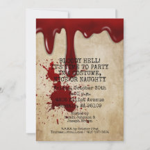 Vintage Scary Bloody Adult Halloween Costume Party