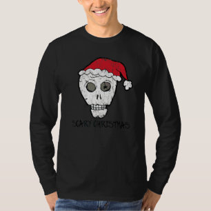Vintage Scary Christmas Scull anti T-Shirt