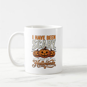 Vintage Scary Halloween Pumpkin Shirt Design_1 Coffee Mug