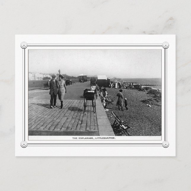 Vintage scene of Littlehampton, Sussex Postcard (Front)