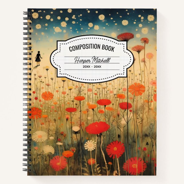 Vintage Scenery Composition Notebook (Front)