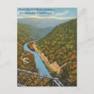 Vintage Scenic Pennsylvania's Grand Canyon Postcard
