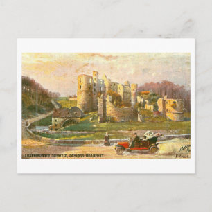 Vintage Schloss Beaufort in Luxembourg Postcard