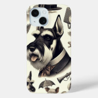Vintage Schnauzer Seamless