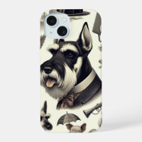 Vintage Schnauzer Seamless
