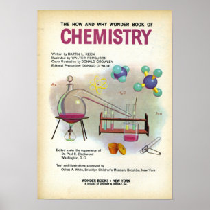 Vintage School Chemistry Education Poster