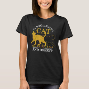 Vintage Schrodinger's Cat Quantum Physics T-Shirt