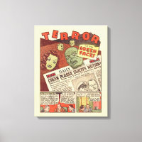Vintage Sci-Fi Adventure Terror of the Green Faces