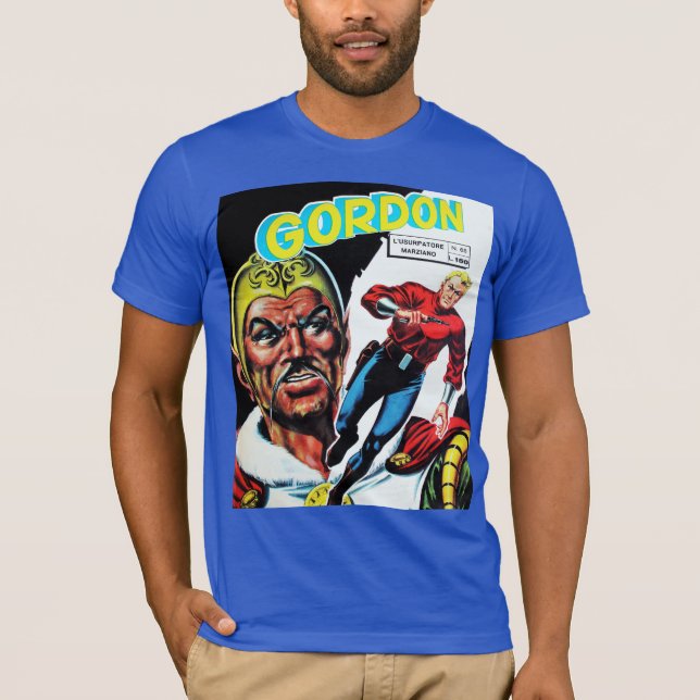 Vintage Sci-Fi Comic Book T-Shirt (Front)