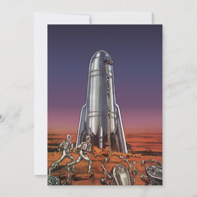 Vintage Science Fiction, Astronauts Beetle Aliens (Front)