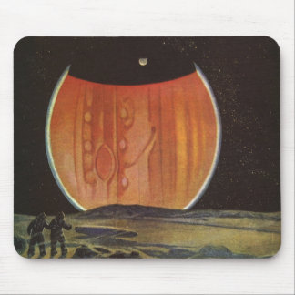 Vintage Science Fiction, Astronauts on Ganymede Mouse Mat