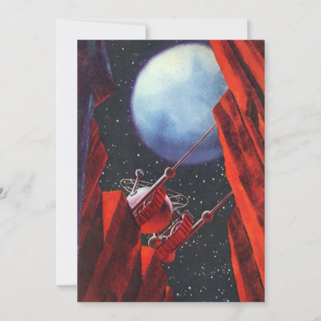 Vintage Science Fiction, Canyon Space Moon Rover (Front)