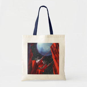 Vintage Science Fiction, Canyon Space Moon Rover Tote Bag