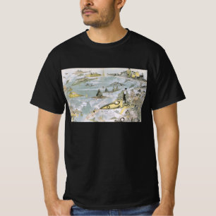 Vintage Science Fiction Futuristic Cars, Taxi Cabs T-Shirt