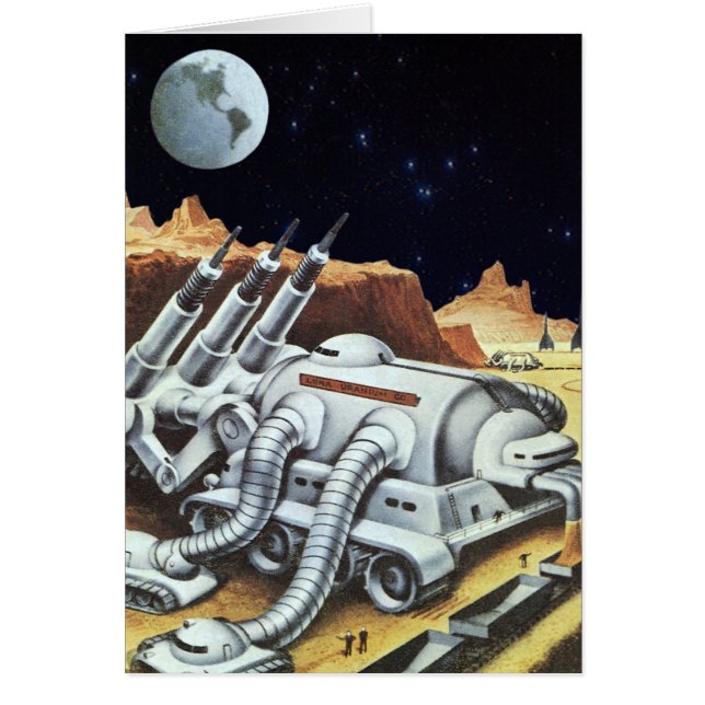 Vintage Science Fiction, Space Station on the Moon (Front)
